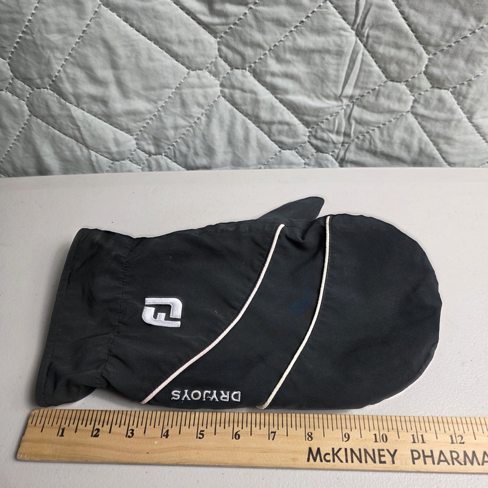 FootJoy Golf Winter Mitt Black White  Cart Glove Mitten